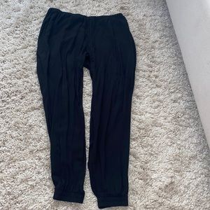 Black jogger light pants